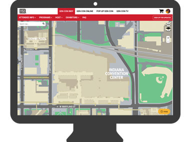 Gen Con: Interactive Convention Map